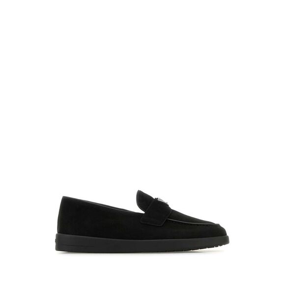 Prada Men Black Suede Loafers - Picture 1 of 2